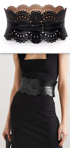 Black Belt and Dress