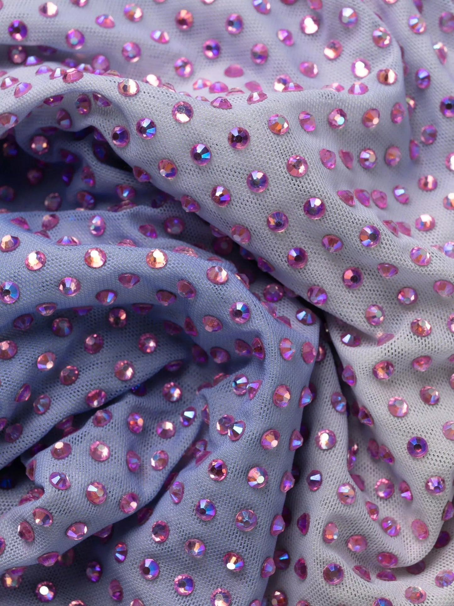 Lilac Contour Print Embellished Maxi Dress
