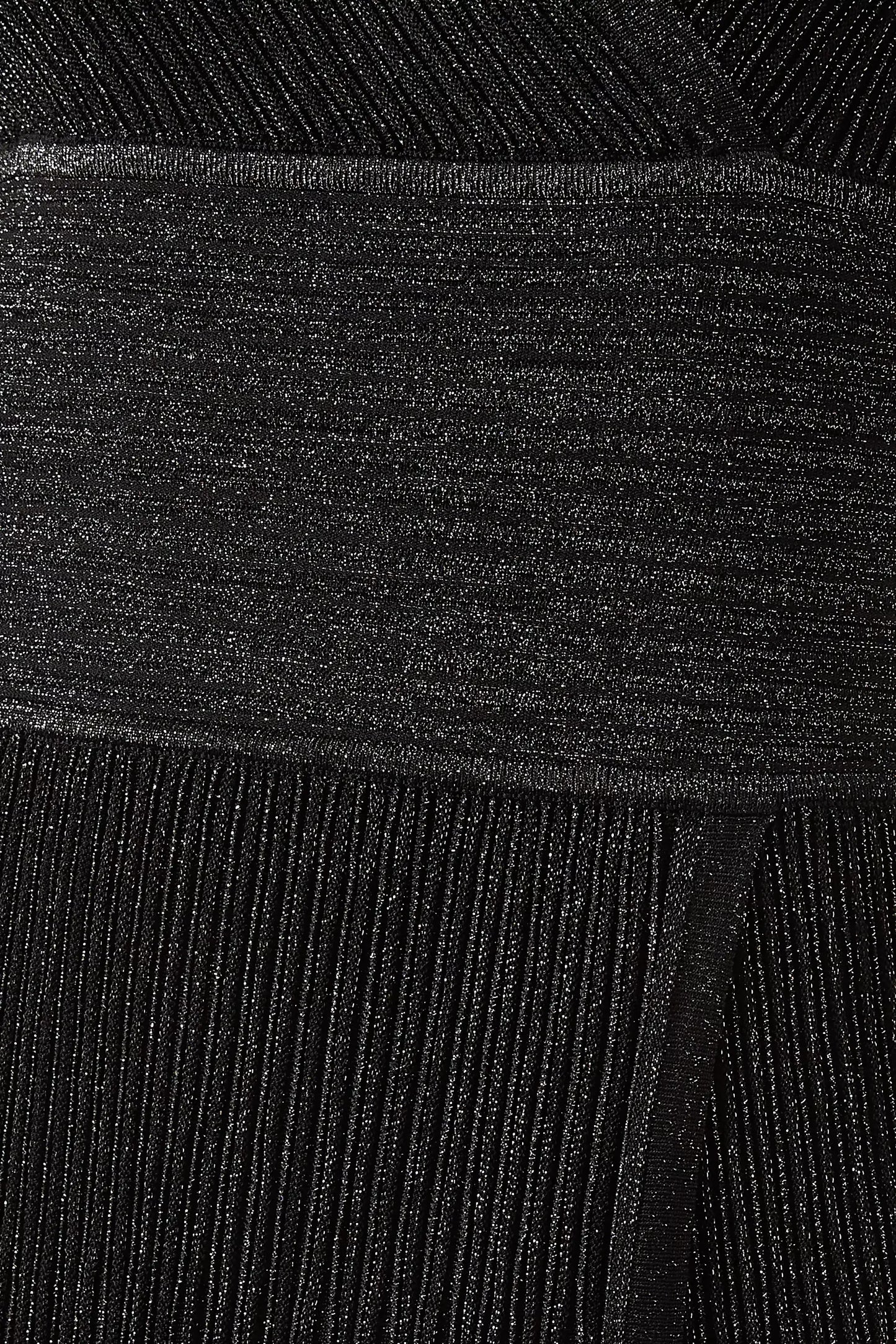 Metallic Ribbed Knit Wrap-Front Maxi Dress - Dresses