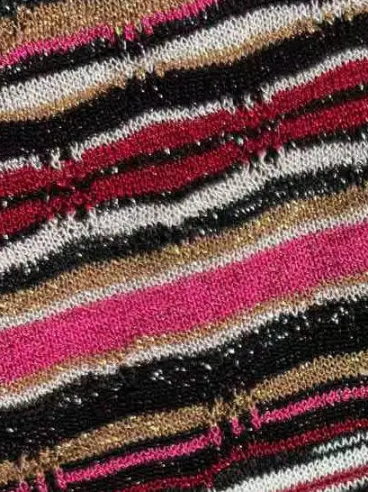 Multicolored Striped Stretch Knit Maxi Tank Dress - Dresses
