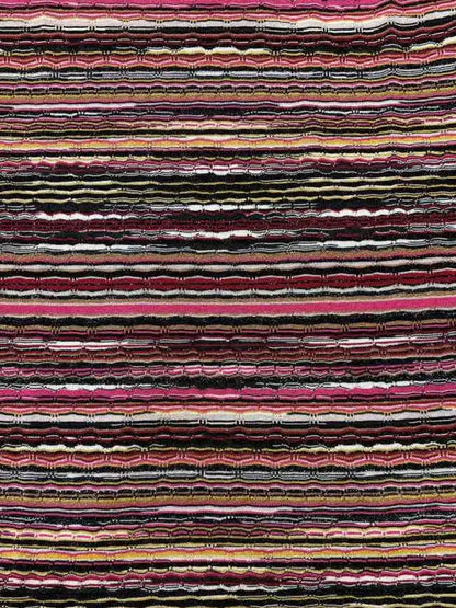 Multicolored Striped Stretch Knit Maxi Tank Dress - Dresses