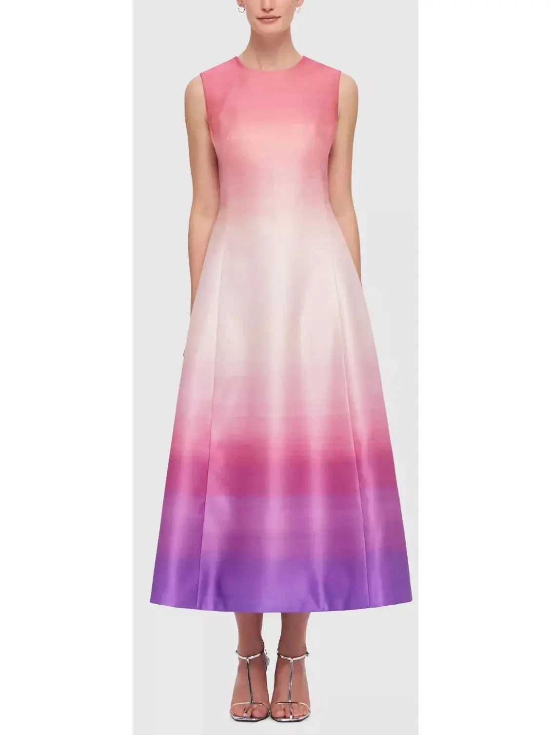 Ombre Sleeveless Midi Dress - Branna Couture