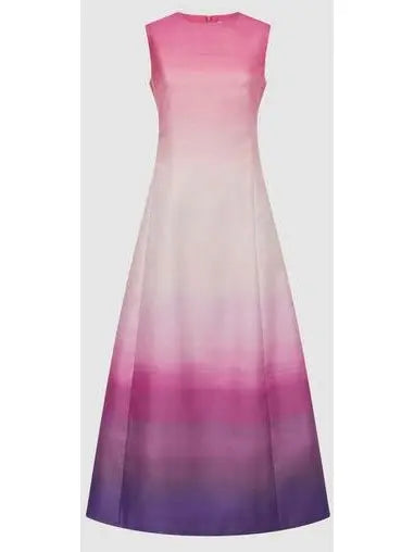 Ombre Sleeveless Midi Dress - Branna Couture