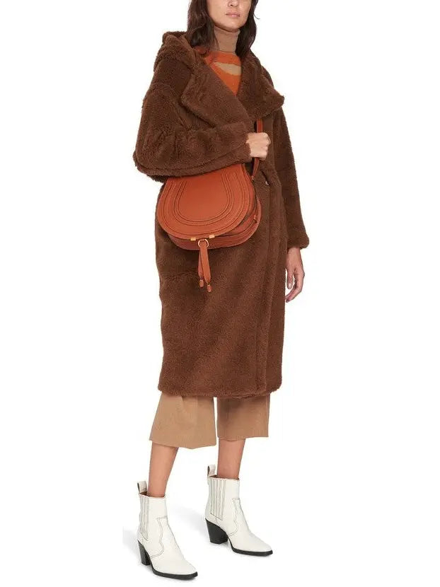 Oversized Teddy Coat, Brown - Branna Couture