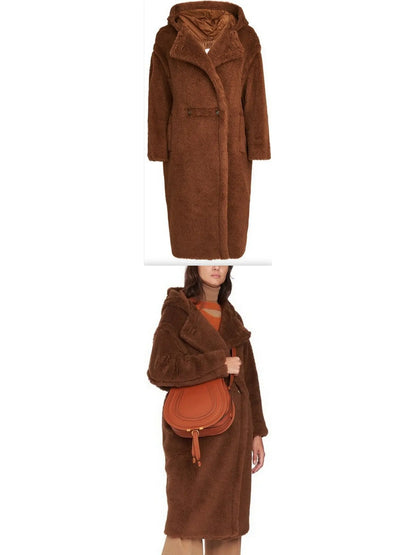 Oversized Teddy Coat, Brown - Branna Couture