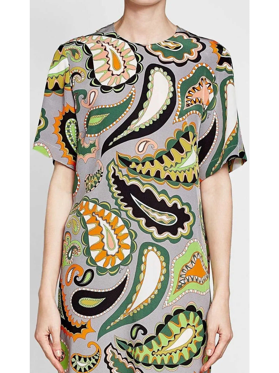 Paisley Print Dress - Branna Couture