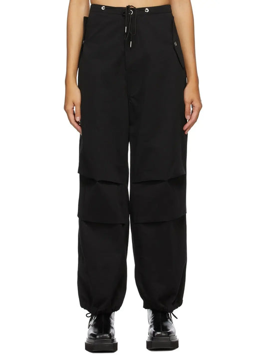 Parachute Trousers, Black - Branna Couture