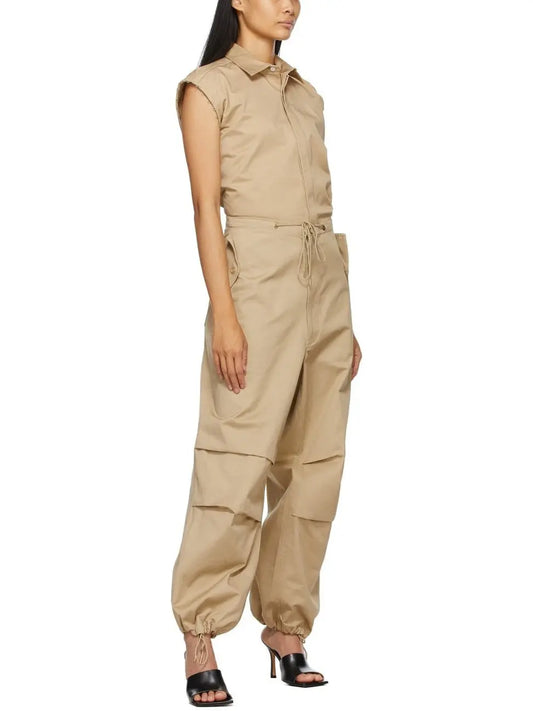 Parachute Trousers, Camel - Branna Couture