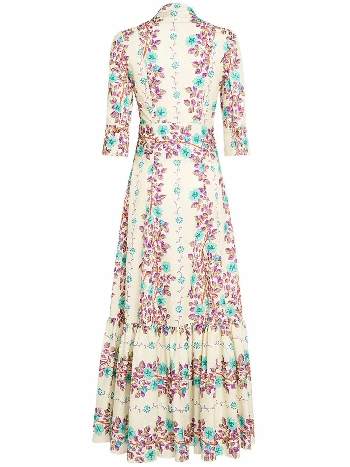 Printed Cotton Maxi Dress - Branna Couture