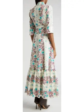 Printed Cotton Maxi Dress - Branna Couture