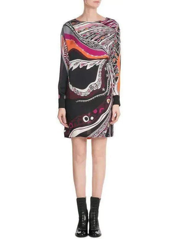 Sagittarius Printed Cocoon Dress - Branna Couture