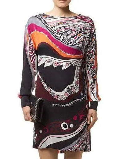 Sagittarius Printed Cocoon Dress - Branna Couture