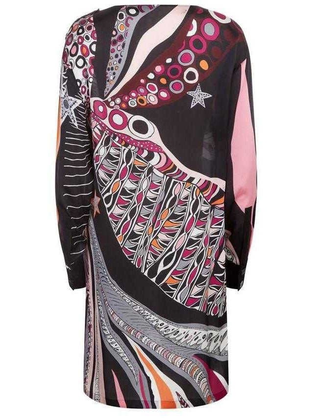 Sagittarius Printed Cocoon Dress - Branna Couture