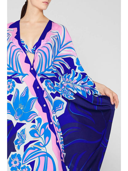 Samoa Print Kaftan - Branna Couture