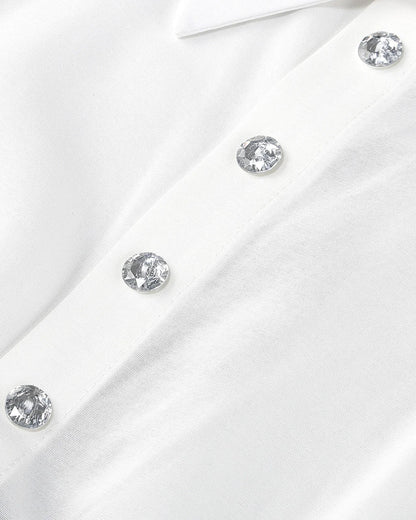 Sequin Tuxedo-Style Dress and Blazer Set - Suits & Sets