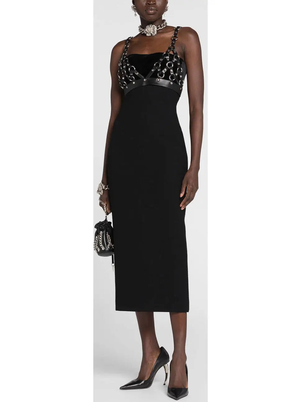 Strapless Harness Dress - Branna Couture