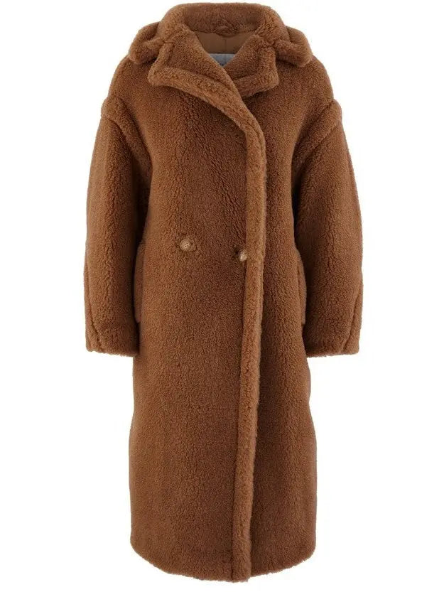 Teddy Icon Coat, Brown - Branna Couture