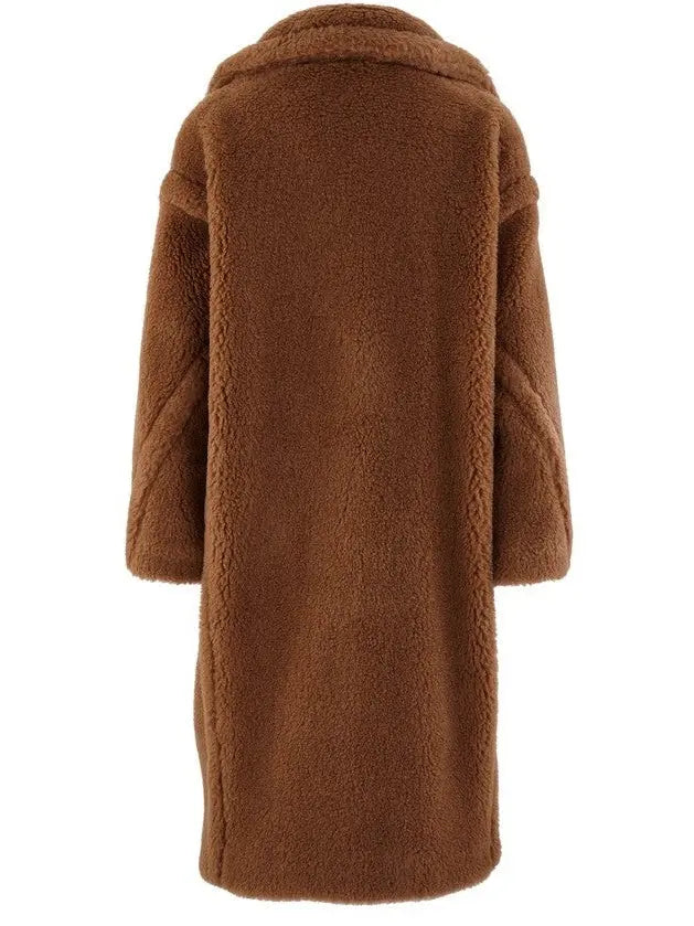 Teddy Icon Coat, Brown - Branna Couture