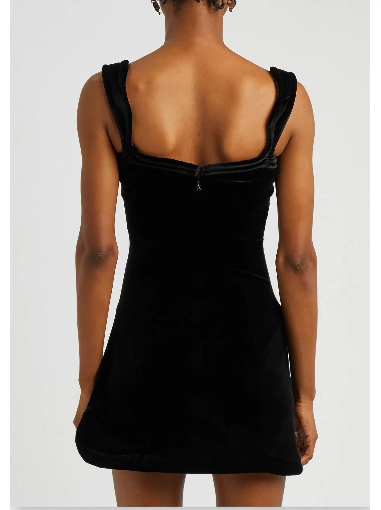 Velvet Mini Dress - Dresses