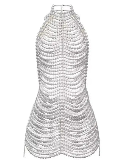 White Pearl Dress - Branna Couture