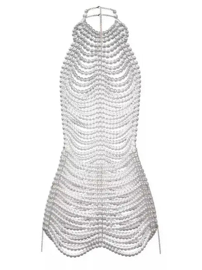 White Pearl Dress - Branna Couture