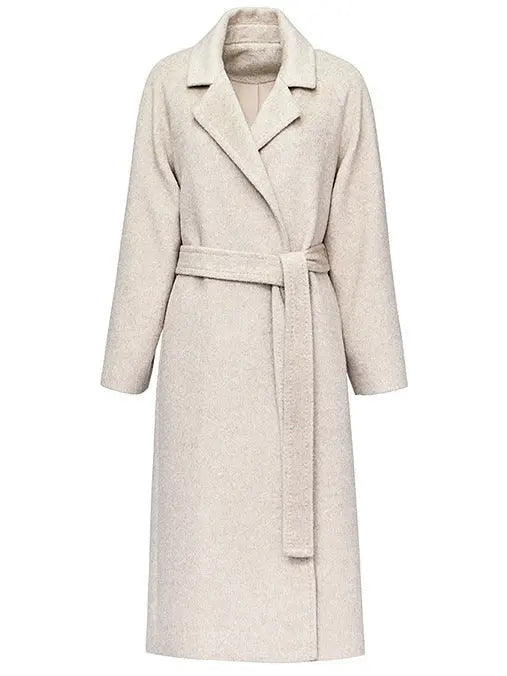 Wool Wrap Coat - Branna Couture