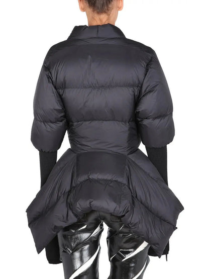 Black Batwing Duvet Down Jacket - Jackets