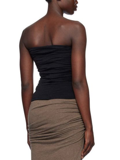 Black Jersey Prong Top - Tops