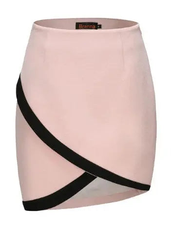 Brooke Single-Breasted Suit Jacket and Skirt Set in Pink and Black - Suits & Sets