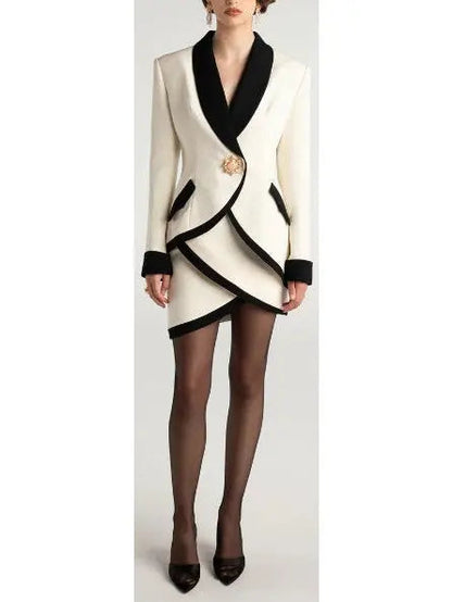 Brooke Suit Jacket and Skirt Set White - Suits & Sets