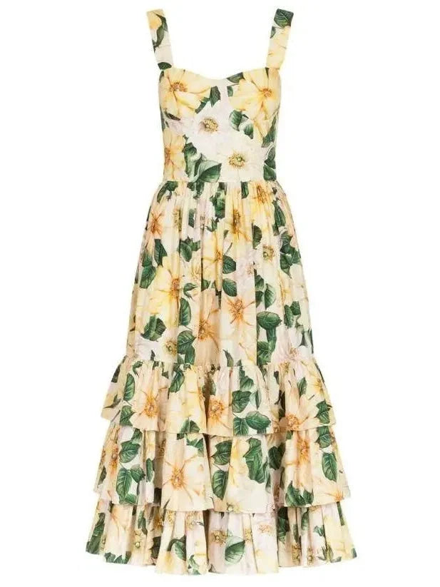 Camellia Midi Dress - Dresses