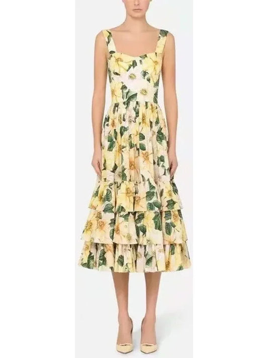 Camellia Midi Dress - s - Dresses