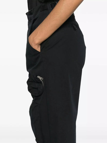 Cargo Pocket Utility Pants in Black - Jeans & Pants