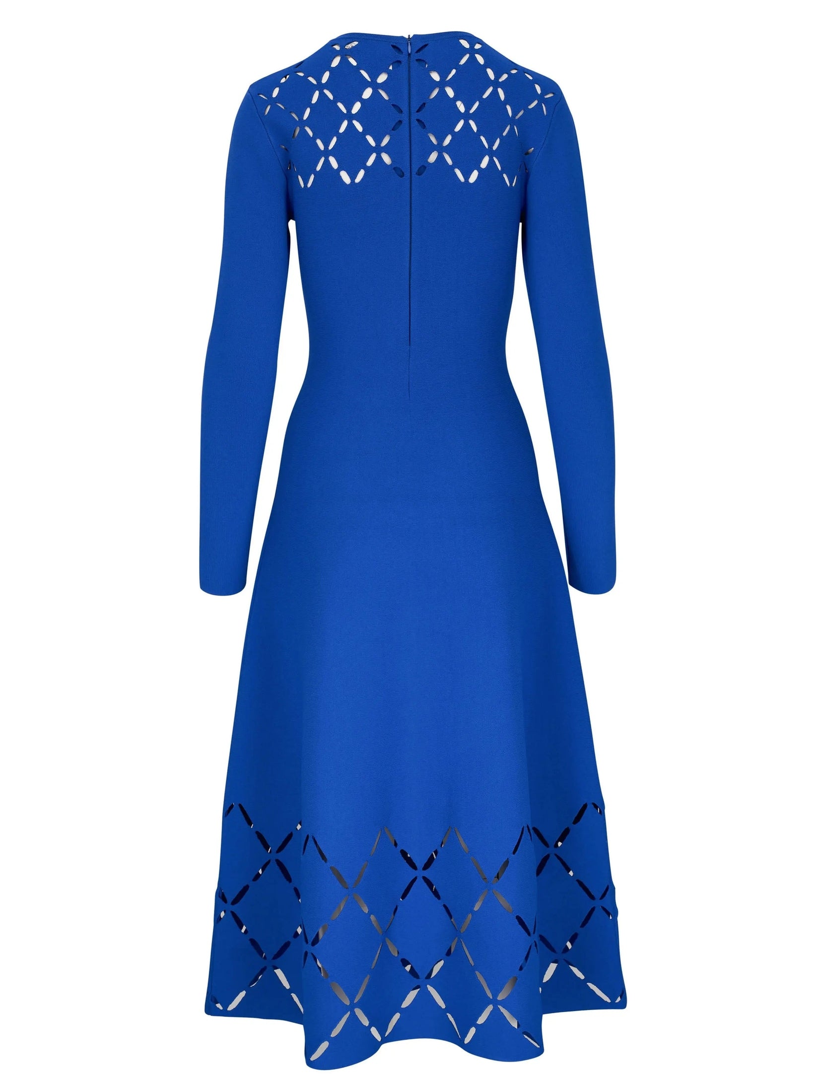 Cobalt Cut-Out Midi Dress - Dresses