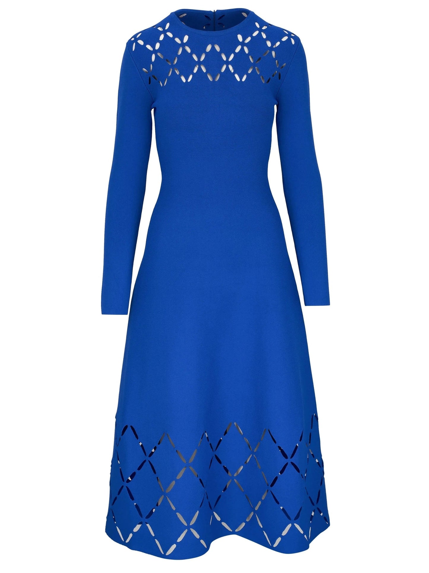 Cobalt Cut-Out Midi Dress - Dresses