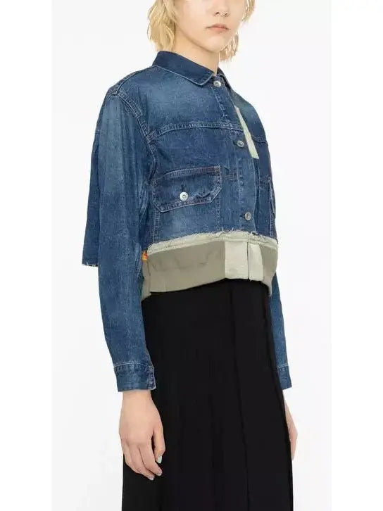 Denim Blouson Jacket - Jackets