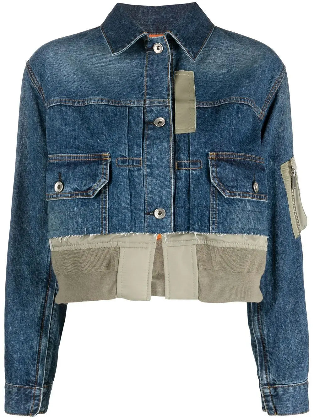 Denim Blouson Jacket - Jackets