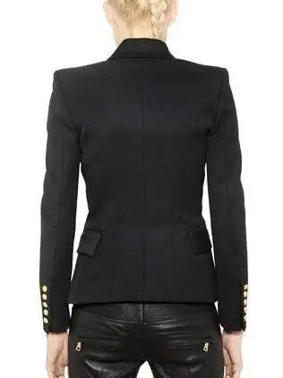 Double-Breasted Blazer Jacket in Black or White - Jackets