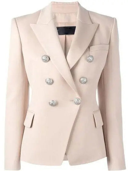 Double-Breasted Blazer Pink - Jackets