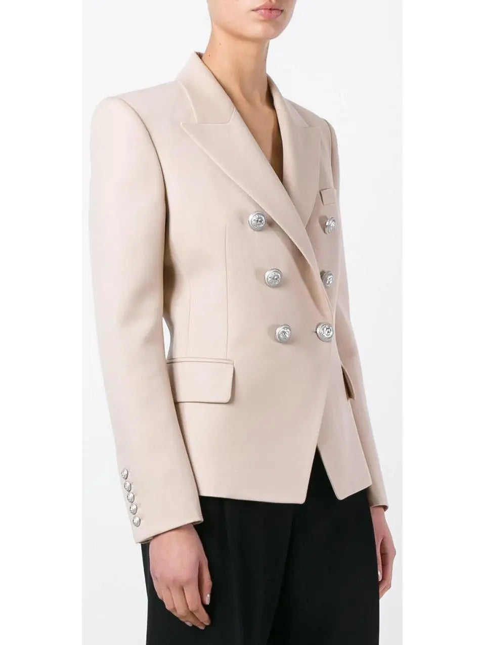 Double-Breasted Blazer Pink - Jackets