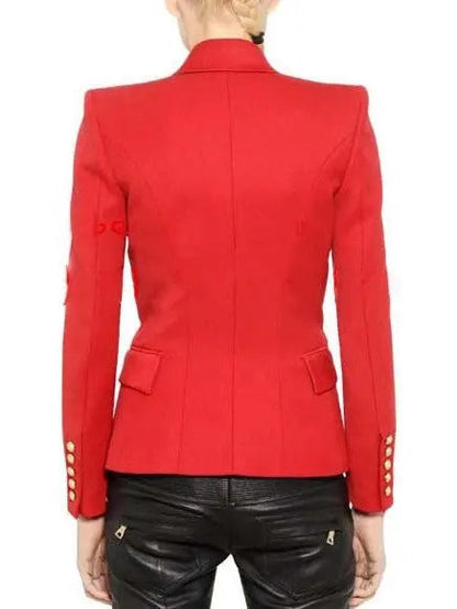 Double-Breasted Blazer Red - Jackets