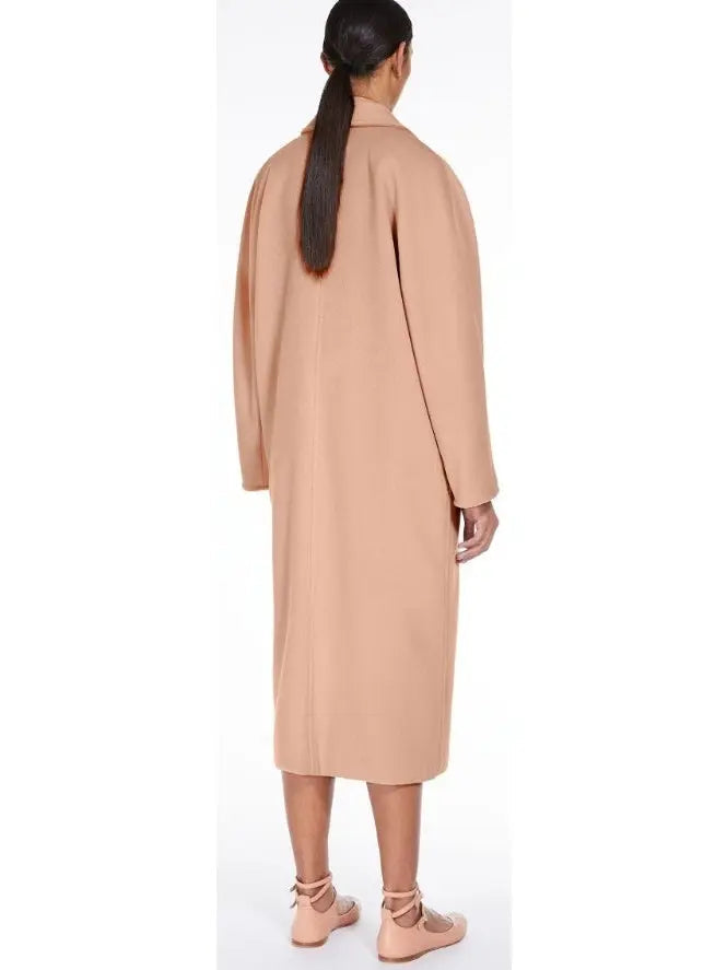 Double-Breasted Wool and Cashmere-blend Icon Coat Pink - Coats