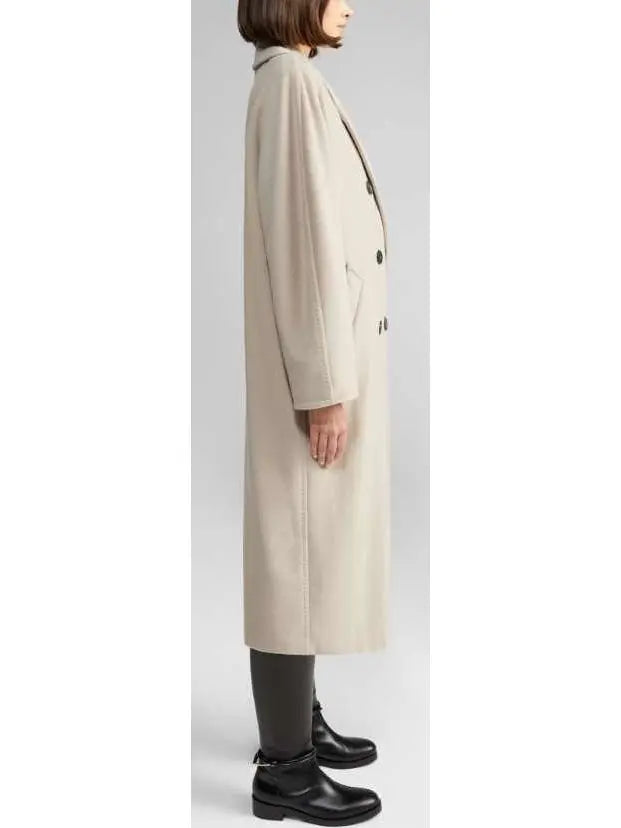 Double-Breasted Wool and Cashmere-blend Icon Coat Turtledove - Coats