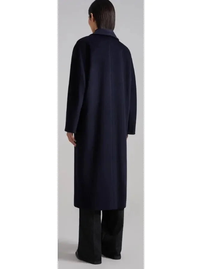 Double-Breasted Wool and Cashmere-blend Icon Coat Ultramarine Blue - Coats