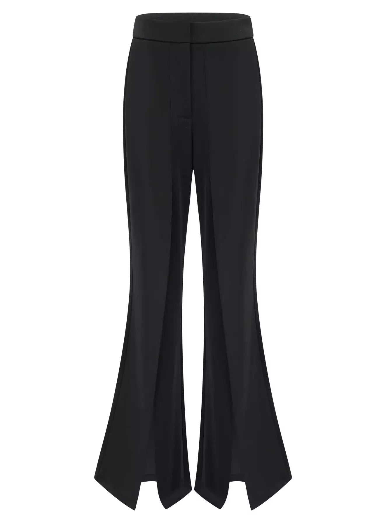 Embellished Single-Breasted Blazer and Split Pant Suit - Suits & Sets