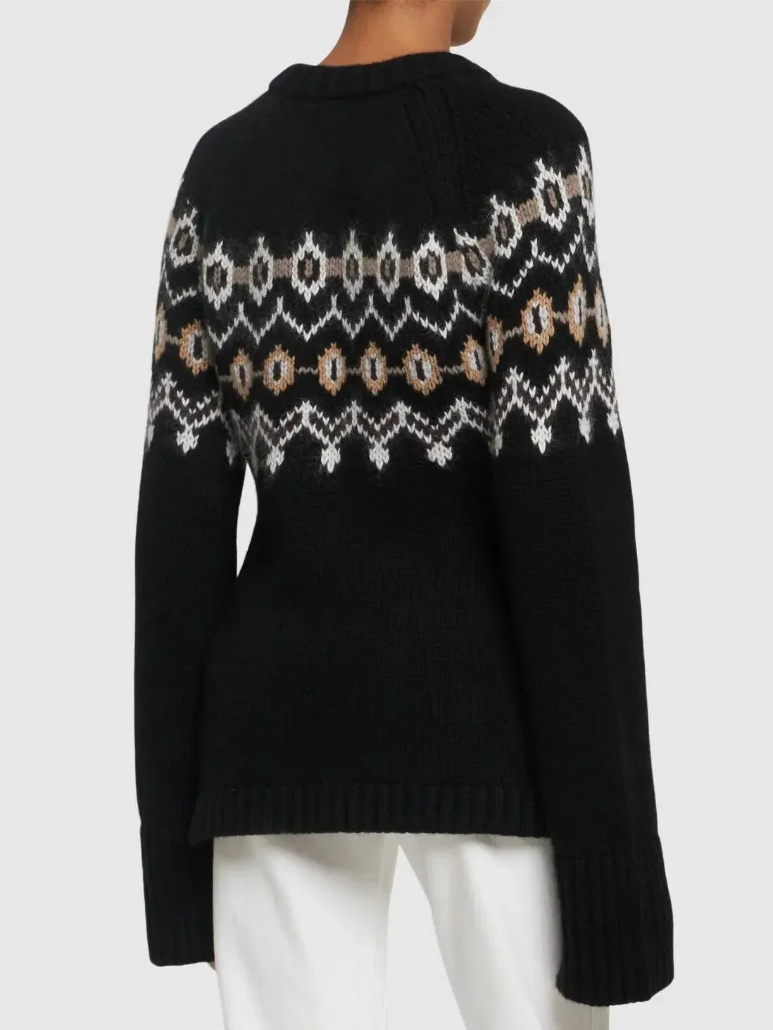Fair Isle Cashmere-Blend Cardigan Sweater - Sweaters & Knitwear