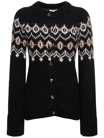 Fair Isle Cashmere-Blend Cardigan Sweater - Sweaters & Knitwear