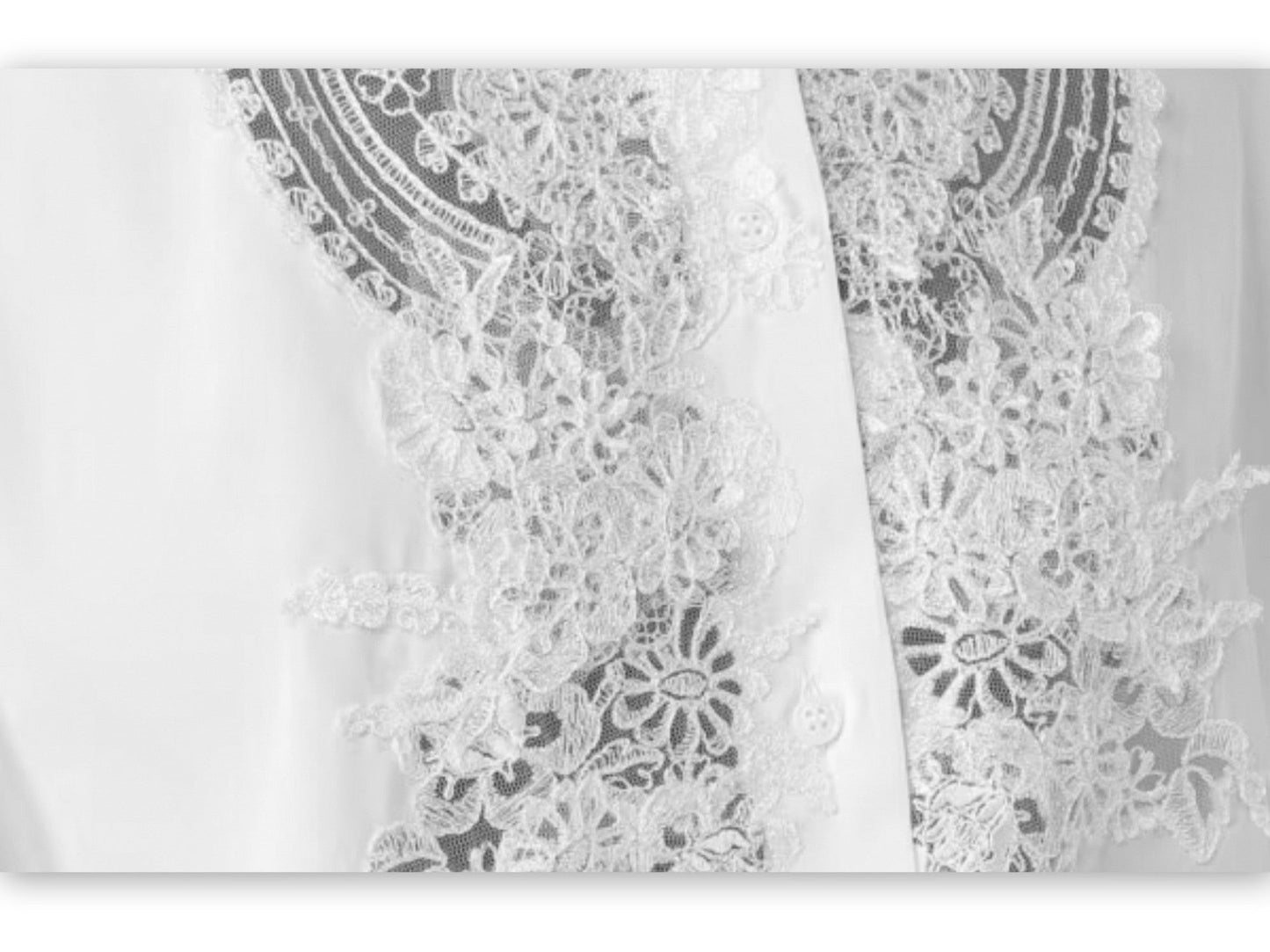 Floral Lace White Cotton Cropped Shirt - Tops