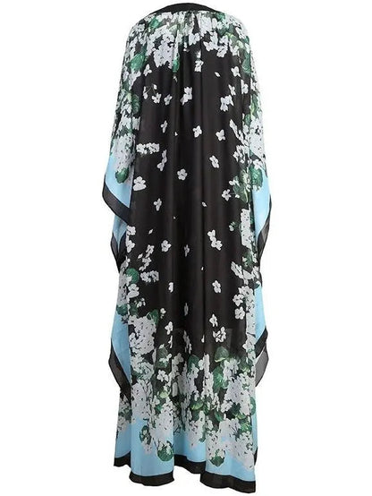 Floral Print Kaftan - Dresses