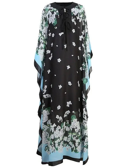 Floral Print Kaftan - s - Dresses